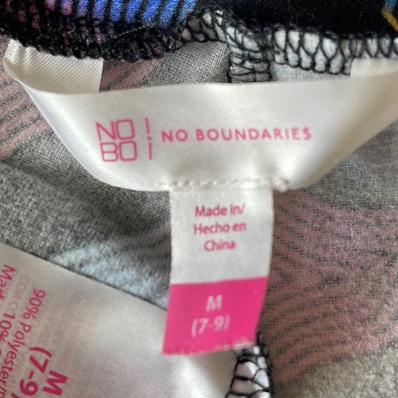 🌹GARAGE SALE 3 / $12🌹No Boundaries Boho High Rise Multicolored Leggings, M. - Picture 4 of 5